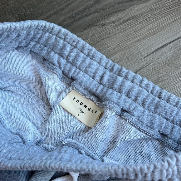 YoungLA - Tear Away Joggers - Grey/White (Size L) - Picture 2 of 2